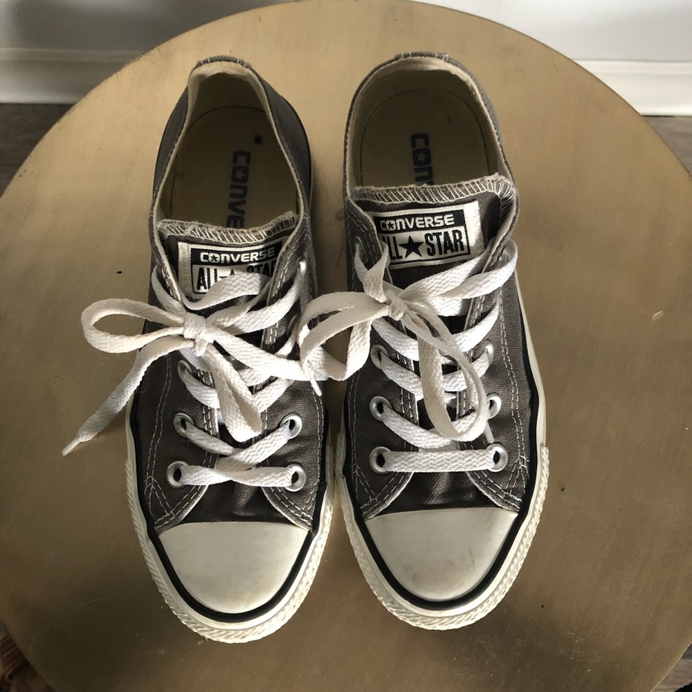 Converse All Stars Grey Low Top Chuck Taylor’s